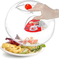 Clear Acrylic Food Cover Dome with Easy-Lift Handle