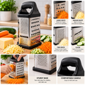 4-Sided Stainless Steel Box Grater